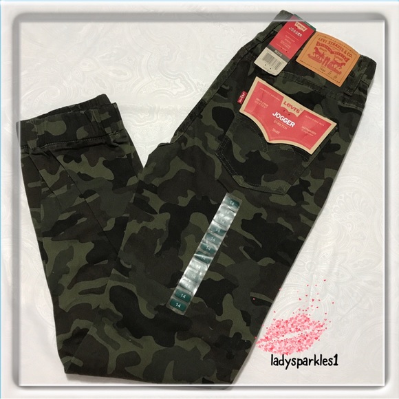 Levi’s | Camo Joggers Jeans For boys sz 16 - Picture 1 of 7